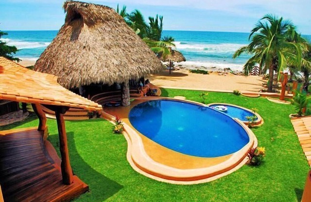 Luxusvilla am Meer, Klimaanlage, Pool und Privatstrand in der Casa Luna (1-21 Personen)