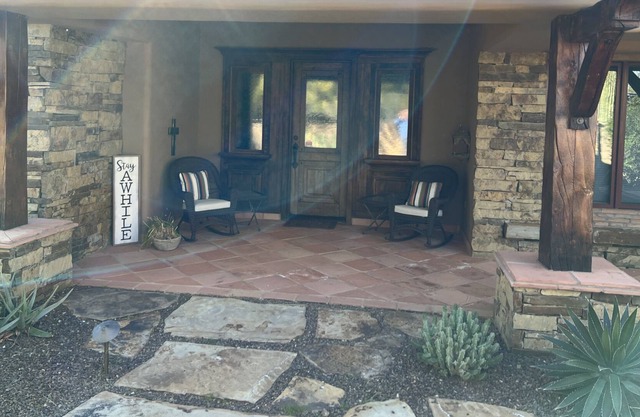 luxury private casita with full kitchen and dining area