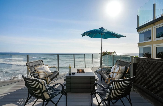 Luxury, renovated, oceanfront home with incredible deck & ocean views - dog friendly!