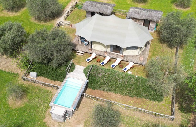 Blaues Saphirzelt - Glamping