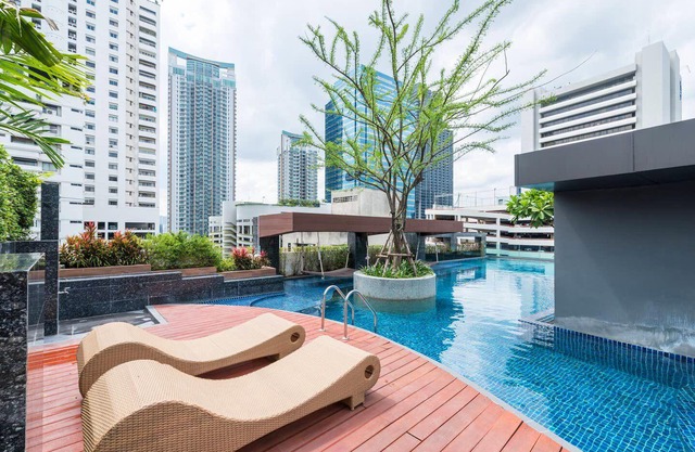 Luxus Studio Condo @ Heart von Bangkok-24 Stunden Check-in