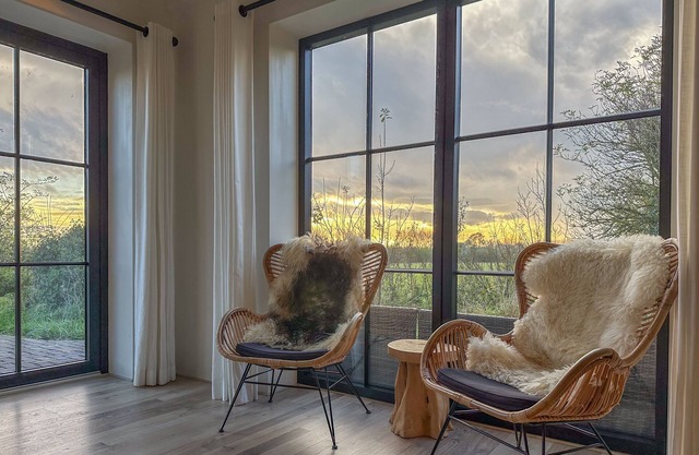 Luxury villa beautifully surrounded by meadows