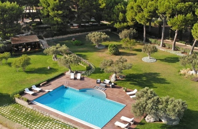 Luxury Villa Surrounded by Olive Grooves