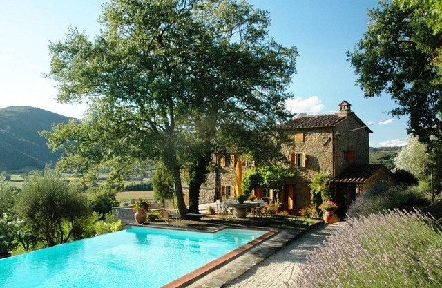 Villa mit privatem Pool und Blick auf die Niccone Tal