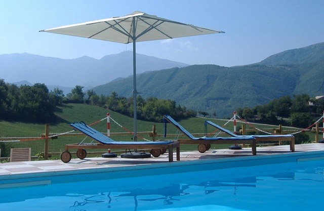 Maestrale Apartment, komfortables Zweizimmer-Apartment im ersten Stock mit Blick auf das Montefeltro