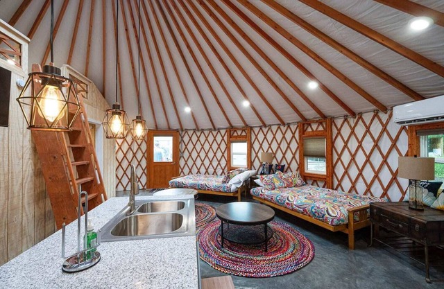 Maggie's Modern MEGA and MINI YURTs (30&16ft)