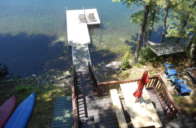 MAGICAL 99 yr. old Mayflower Lodge Waterfront Cabin Silver Lake, Swim SUNSETS