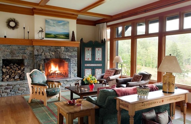 Magnificent 2 story / 3 bedroom Villa in Stowe, VT on Trapp property. Sleeps 6-8