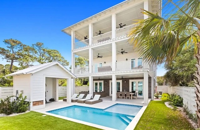Magnolia Manor - Grayton Beach, Heated Private Pool, Golf Cart!