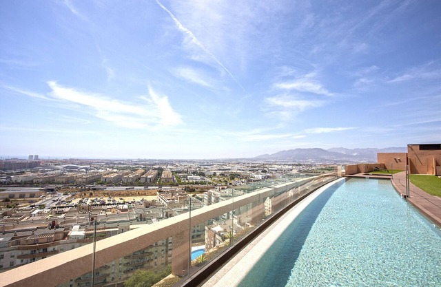 -MalagaSunApts-SkyGarden Teatinos Pool Fitness Playground