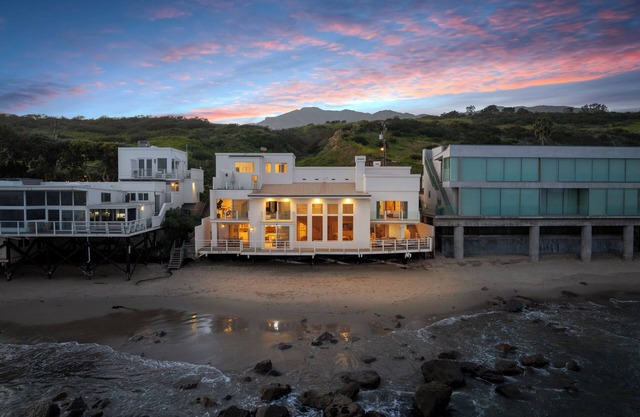 Malibu Shores Retreat Ocean Views Gym Fireplace