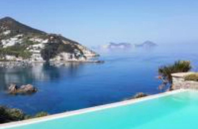 Maridea Ponza -La Caletta villa mit Swimmingpool und privatem Zugang zum Meer