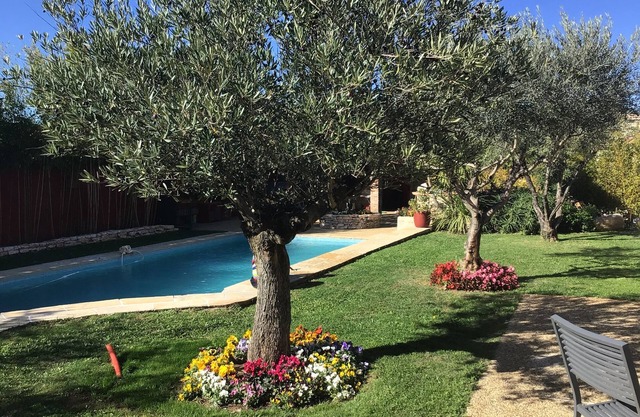 Master suite with pool