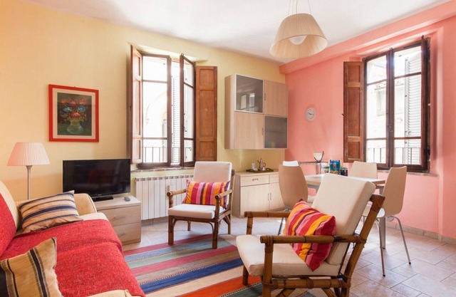 Apartment mittelalterliches Dorf, zweite Etage mit WLAN und Klimaanlage