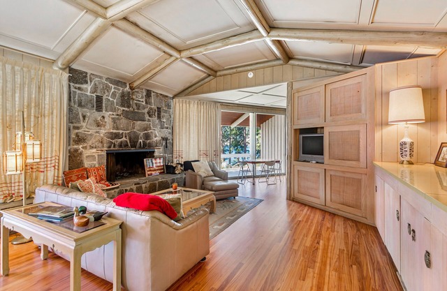 Mid-Century Lakefront Home w/ Private Dock, Boat Slip, Great Patio & Huge Views