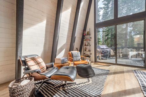 Mid Century Modern A-Frame Cabin at Northstar