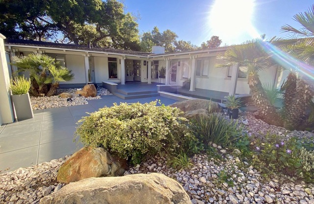 Mid Century Modern Private Walled Montecito Estate