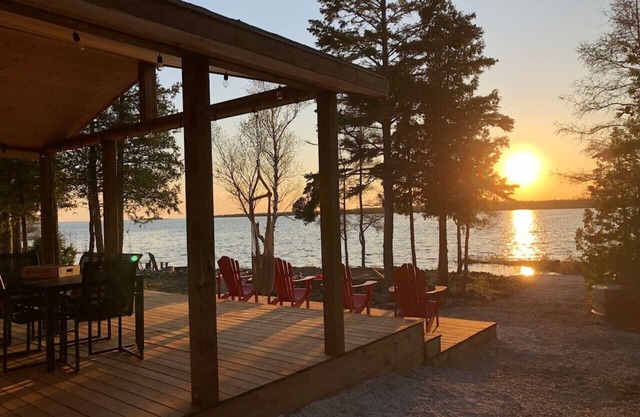 Miles Away Cabin Sunsets and S’mores (Lake Huron)