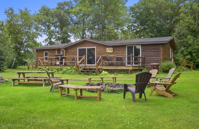 Mille Lacs Getaway befindet sich in einer privaten Bucht