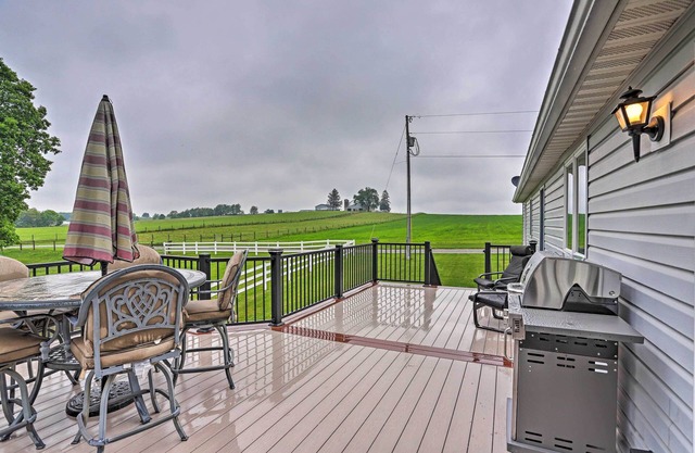 Millersburg Home w/ Covered Porch & Fire Pit!