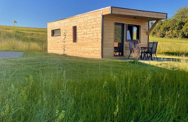 Mini Chalet am Edersee mit 2 Schlafzimmern, inkl. Außenwhirlpool