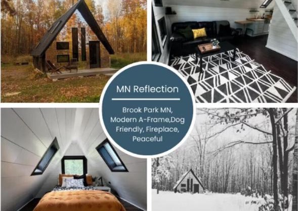 Modern A Frame in the woods Pet friendly