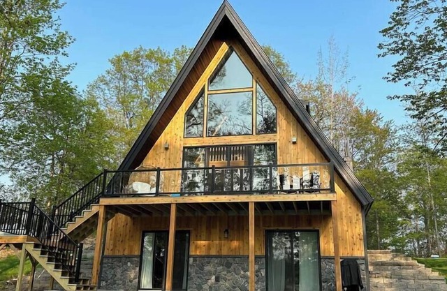 Modern Aframe on a Pristine Private Lake