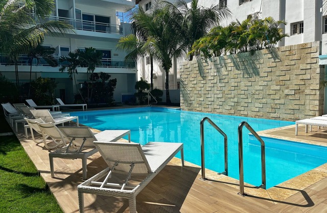 Apartment in residence with pool
