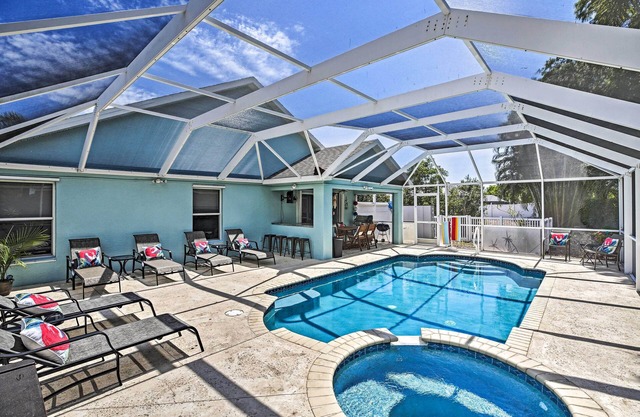 Modern Beach Retreat w/ Pool, Hot Tub, & Patio!