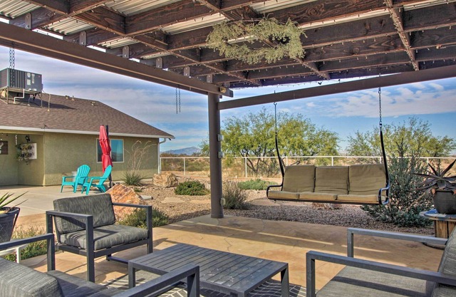 NEW! Modern Benson Home w/ Views ~ 40 Mi to Tucson