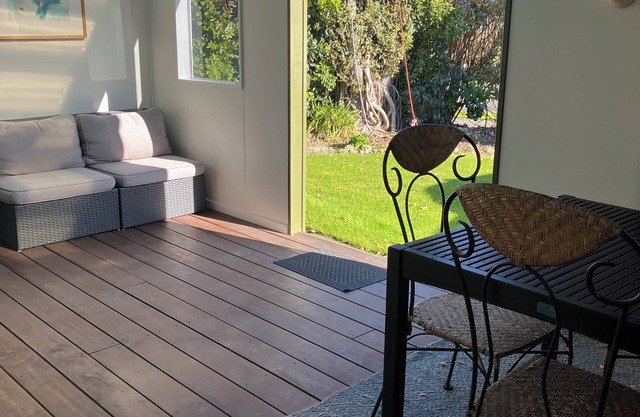 Modern cabin at beautiful Pohara Beach