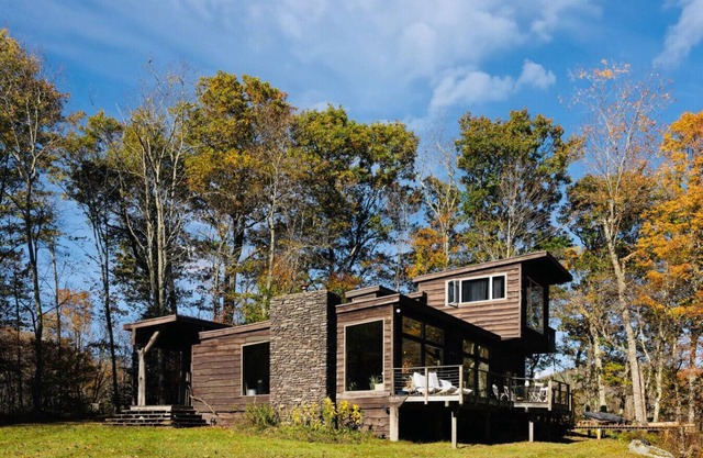 Modern Catskills Escape w/ Hot tub, Creek, & Views