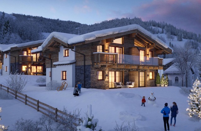 Modernes Chalet mit Zirbensauna am Skilift