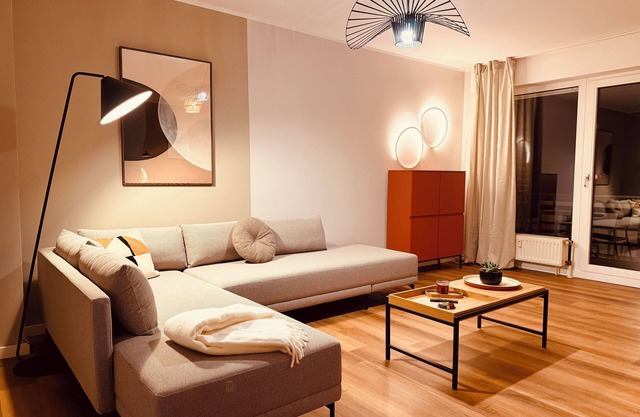 Modern design apartment in Hünxe in the middle of Hünxe and yet in the countryside