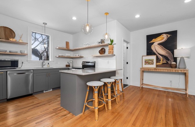 Modern Farmhouse Flat with Brewery Next Door!