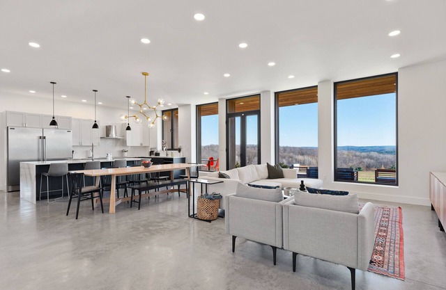 Modern Hilltop Home With Stunning Vista Views