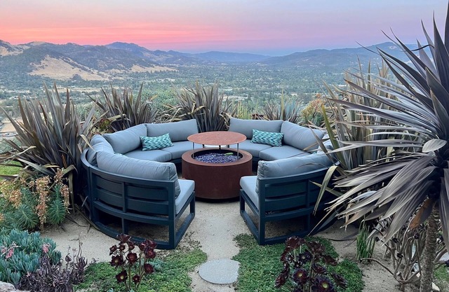 Modern Hilltop Oasis with the Best Mountain Views, Sunken Hot Tub & Sauna