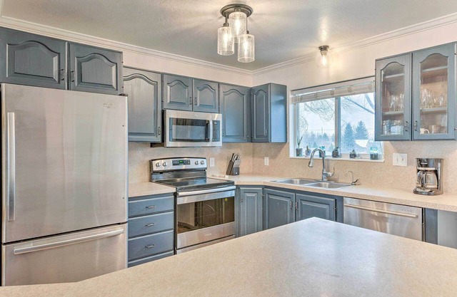 NEW! Modern Home w/ Fenced Yard, Blocks to Main St
