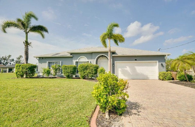 Modern Home with Patio and Grill in Cape Coral!