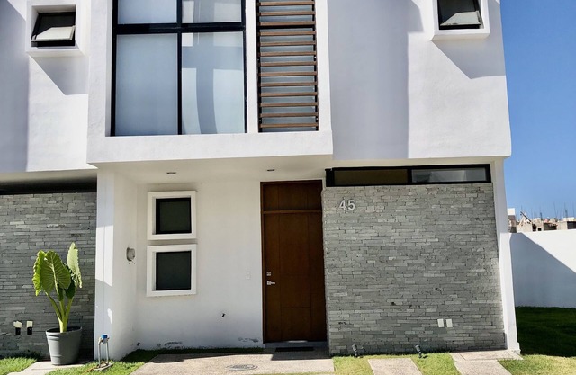 Modern house with private garden