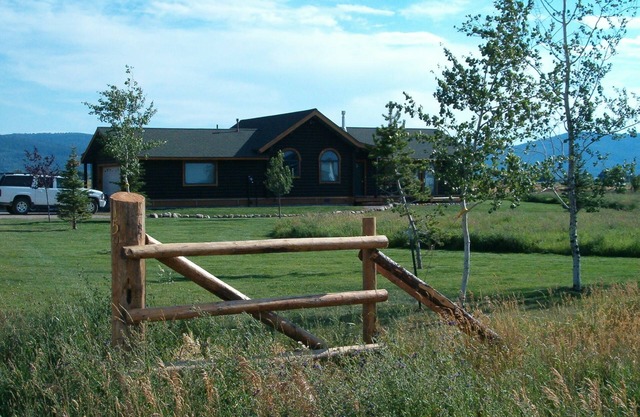 Modernes Blockhaus mit Blick auf die Tetons!