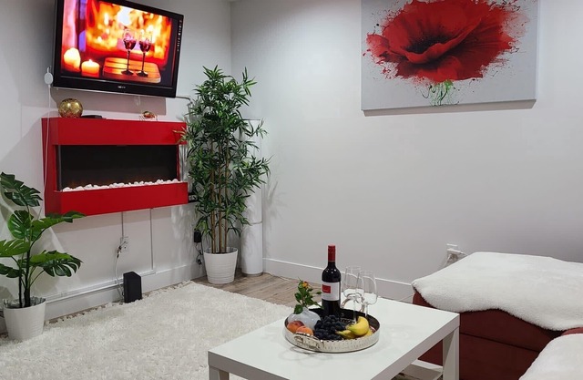 Modern, luxurious fully contained 1 bed/ 1 bath suite with the private entrance🎉