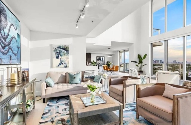 Modern Penthouse Loft with Skyline Views