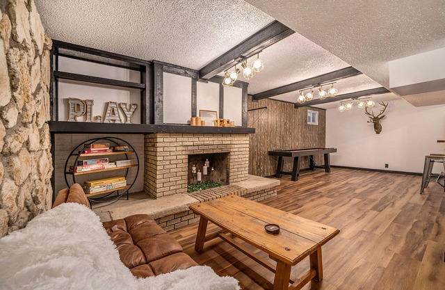 Modern Retreat with a Cozy Fit Pit Patio