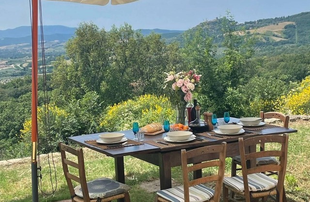 Modernes / rustikales Bauernhaus mit der besten Aussicht in der Maremma, ein Stück Himmel!