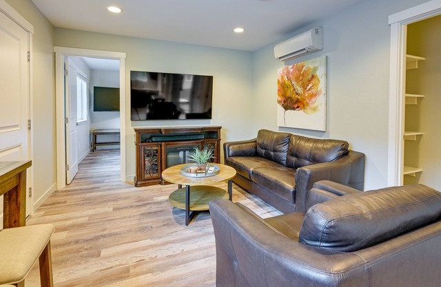 Modern SeaTac Gem w/ Fireplace & Smart TVs!