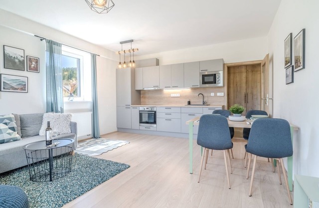 Moderne “Ski-to-door” Ferienwohnung für 4 Gäste im Skigebiet Klínovec