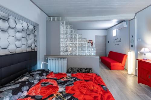 Modern studio in city center city view 46 m² balcony