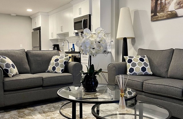 Modern suite with separate entrance