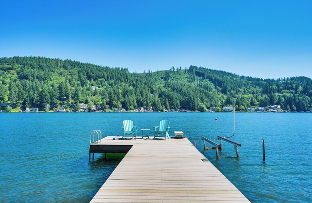 Modern Summit Lake Escape - Spacious Deck w/ View!